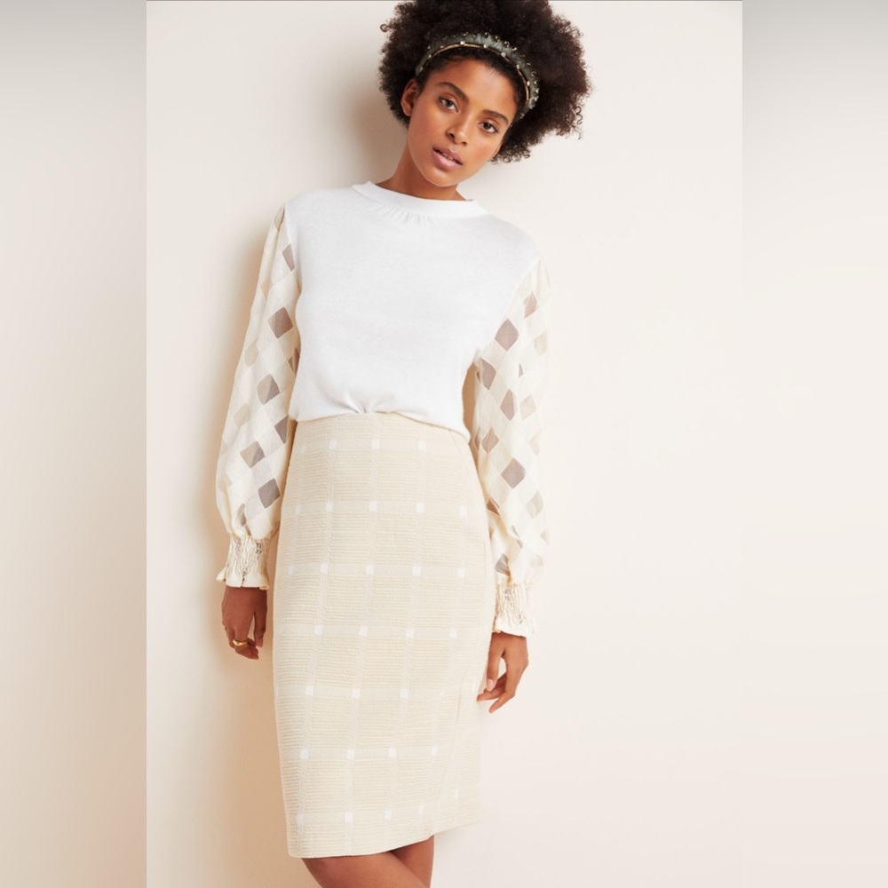 Anthropologie Porridge Windsor Knit Pencil Skirt
Size Medium